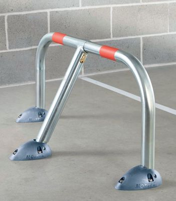 Barrière rabattable de parking design L 940 x P 380 x H 430 mm MOTTEZ
