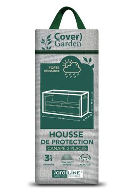 Housse pour canapé 2 places 145 x 85 x 75 cm JARDILINE