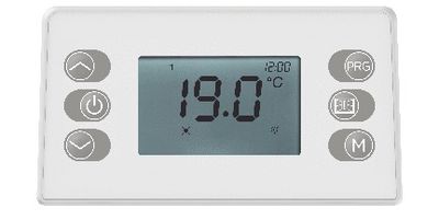 Radiateur à inertie sèche AMSTA 1000W blanc horizontal - BESTHERM