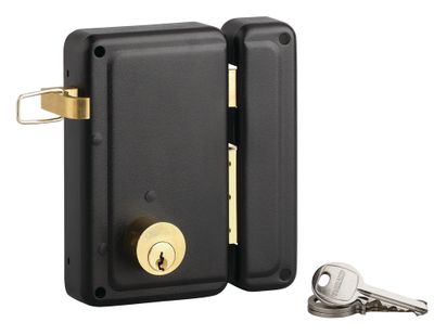 Serrure en applique verticale à tirage 76 x 130 mm droite THIRARD