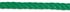 Cordage polypropylène vert résistance 1560 kg diamètre 10 mm vendu au mètre CHAPUIS