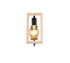 Applique E27 Bano noir et bois 10W - REALITY