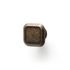 Bouton de meuble carré vieux laiton 30 x 30 mm REI