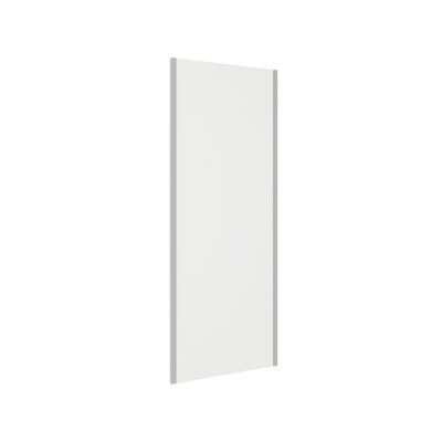 Paroi de douche latérale fixe 80x185 cm profilé chrome verre transparent 4 mm Primera - OCEA