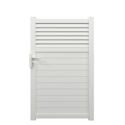 Portillon aluminium JASMIN l.1,00 x H.1,634 m blanc livraison directe à domicile GARDEN GATE