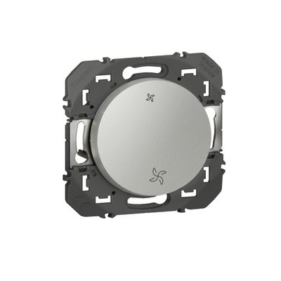 Interrupteur VMC 2 vitesses Aluminium - Dooxie LEGRAND