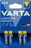 piles alcalines LR03 (AAA) Longlife power par 4 - VARTA