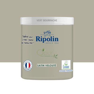 Peinture O'PUR Vert Bourrache 75 mL - RIPOLIN