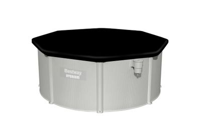 Piscine hors sol hexagonale tubulaire Ø 300 cm hauteur 120 cm - BESTWAY
