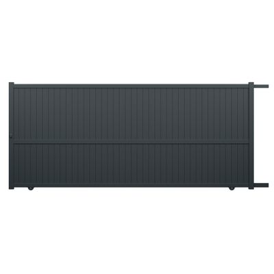Portail coulissant aluminium HERITAGE l.4,10 x H.1,80 m gris livraison directe à domicile GARDEN GATE