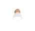 Spot E27 Delume blanc et bois 40W - REALITY
