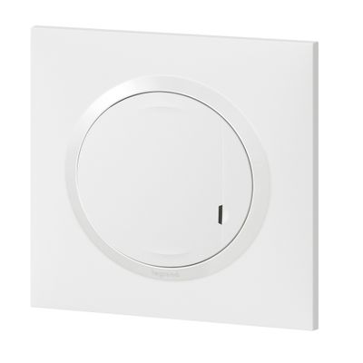 Commande connectée sans fil + plaque Blanc - Dooxie with Netatmo LEGRAND