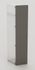 Porte battante Creo graphite 2396 x 498 mm OFITRES
