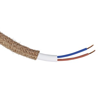 Câble électrique tissu corde 3m - TIBELEC