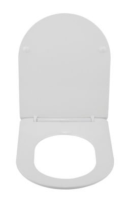 Abattant WC frein de chute duroplast blanc Galati - WENKO