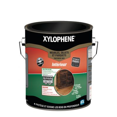 Traitement du bois spécial meubles 2,5 Litres - XYLOPHENE