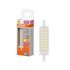 Ampoule LED R7s variable 118 mm 15 W = 2000 lumens blanc chaud OSRAM