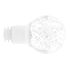 Embout déco bulles à visser en métal diam 20 mm Finition Blanc mat - MOBOIS