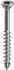 Vis menuiserie tête fraisée Pozidriv 4 x 40 mm par 500 MUSTAD