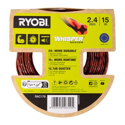 Fil torsadé 2,4 mm 15 m RYOBI