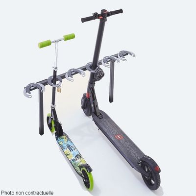 Range 6 trottinettes côte à côte à sceller MOTTEZ