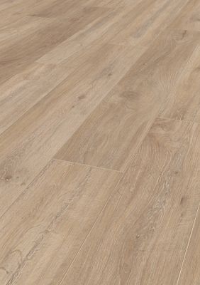 Sol stratifié décor chêne beige Khaki ép 8 mm 19,2 x 128,5 cm AC4 paquet de 2,26 m² AJ TIMBER