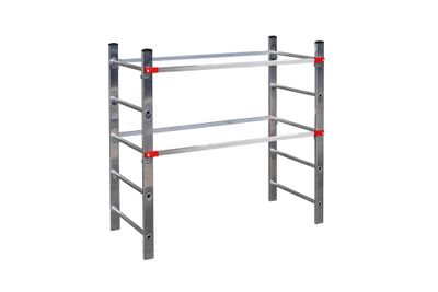 Réhausse pour échafaudage Fast & Lock 7 - 4,80 / 6,80 m aluminium - HAILO