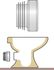 Pipe WC d'adaptation droite en PPL - FITT
