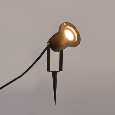 Spot à piquer extérieur GU10 Camp noir IP65 35W - COREP