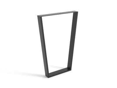 Pied de table Peztra 580 x 870 x 80 mm métal noir REI
