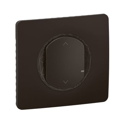 Interrupteur volet roulant encastrable connecté + plaque Noir - Céliane with Netatmo LEGRAND