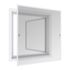 Moustiquaire et cadre fixe ultra plat pour fenêtre 100x120 cm Blanc WINDHAGER