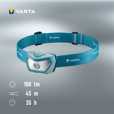 Lampe frontale 3AAA 100 lumens VARTA