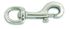 Mousqueton pompe à touret zamak nickelé longueur 80 mm diamètre intérieur touret 15 mm CHAPUIS