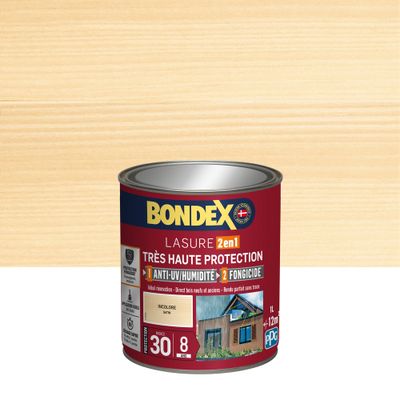 Lasure très haute protection 8 ans incolore 1 L - BONDEX