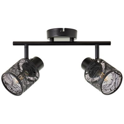 Réglette noir E14 2X40W BANO BRILLIANT