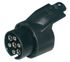 Adaptateur 12 V femelle 13 plots mâle 7 plots - ABTECH