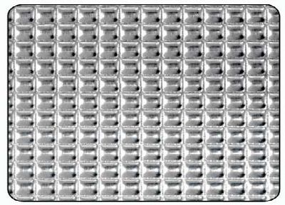 Tôle aluminium brut pointe de diamants 1000 x 500 mm épaisseur 0,5 mm CQFD
