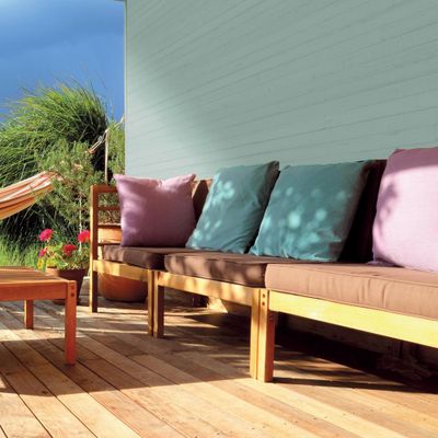 Peinture extérieur bois microporeux satin Vert Provence 2,5 L JULIEN