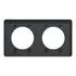 Plaque de finition 2 postes anthracite - Odace Touch SCHNEIDER ELECTRIC