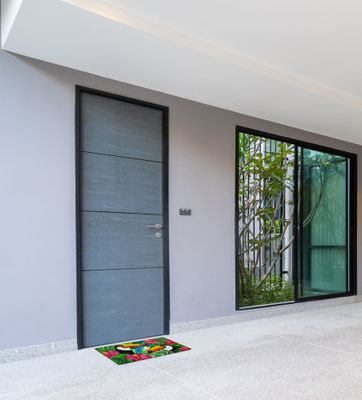 Tapis coco blanchi toucan 40 x 60 cm - ID HOME