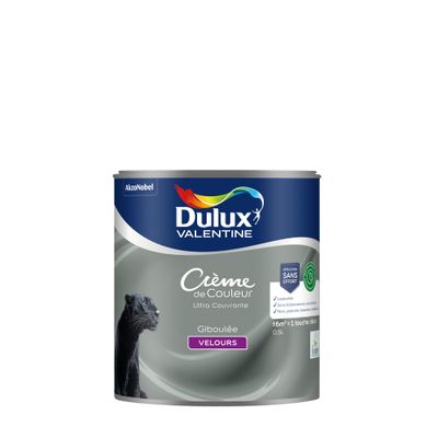 Peinture crème de couleur Giboulée velours 0,5L - DULUX VALENTINE