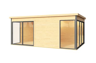 Abri de jardin en bois Domeo 3 15,67 m² LASITA MAJA Livraison à domicile incluse