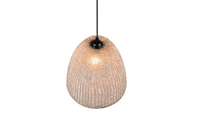 Suspension E27 Kibito tissu naturel 10W - TRIO
