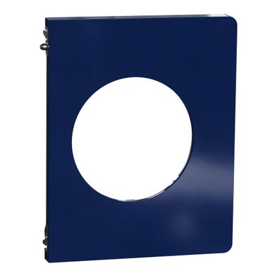 Plaque de finition latérale 1 poste Odace 2025 Architecte bleu émaillé - SCHNEIDER ELECTRIC