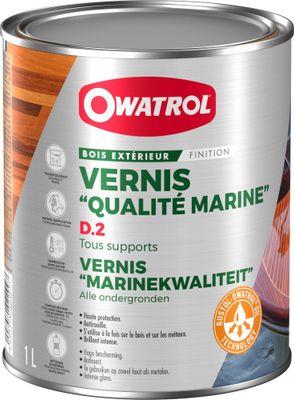 Vernis D.2 Qualité Marine 1 L - OWATROL