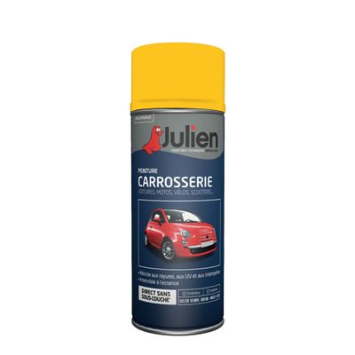Bombe de peinture carrosserie jaune RAL 37128 400 mL - JULIEN