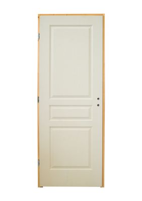 Bloc-porte postformé prépeint 3 panneaux H.204 x l.73 cm poussant droit SMIS