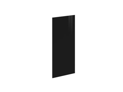Joue de finition pour demi-colonne Cristal noir brillant 130 x 57 cm OFITRES