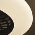 Ventilateur de plafond silencieux LED multicolore + télécommande Noir Ø58,5cm - Salerno XL BRILLIANT